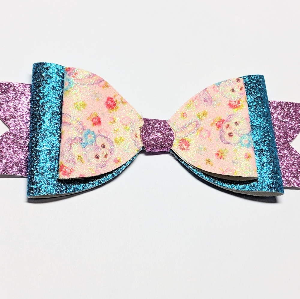 New Girls Handmade Easter Themed Hair Bow